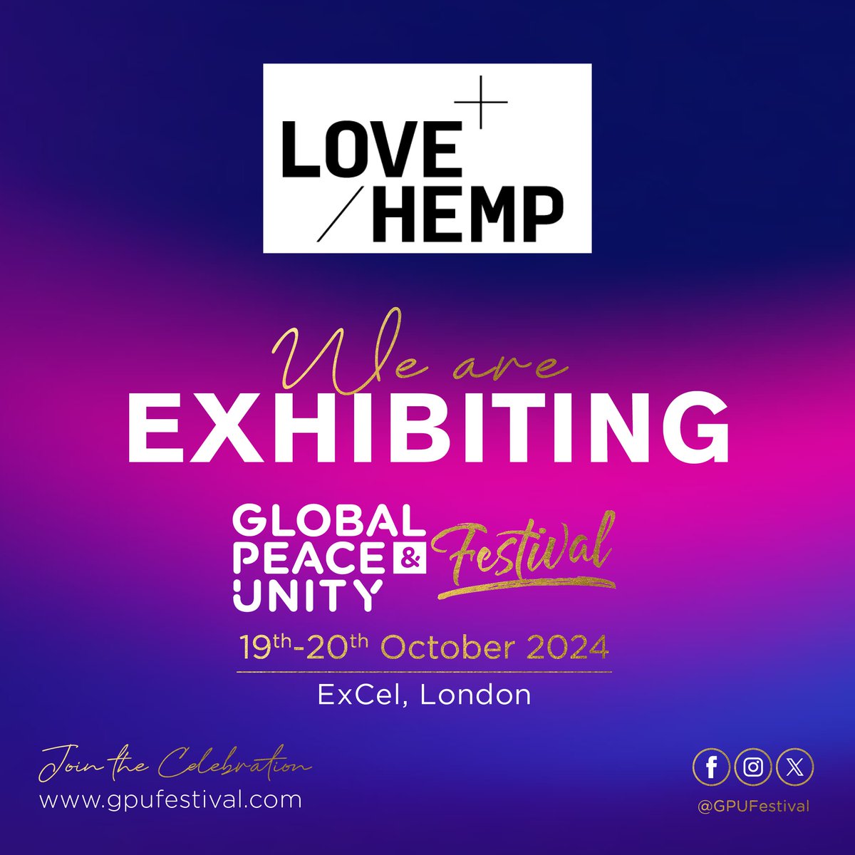 Exciting weekend ahead at the <a href="/GPUFestival/">Global Peace & Unity Festival</a> 🌍Come visit us at ExCeL London and discover how to elevate your wellness naturally 🌿 #Gpufest #Gpufestival #Islamchannel
