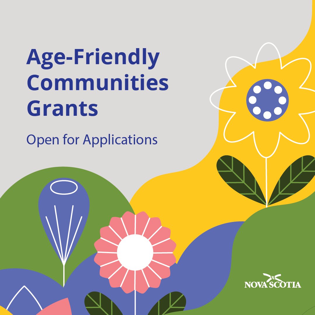 Community groups can apply for funding to support new projects that help older Nova Scotians stay active and engaged in their communities. The Age-Friendly Communities Grant program is open for applications until November 1. 

Learn more and apply: novascotia.ca/age-friendly-g…