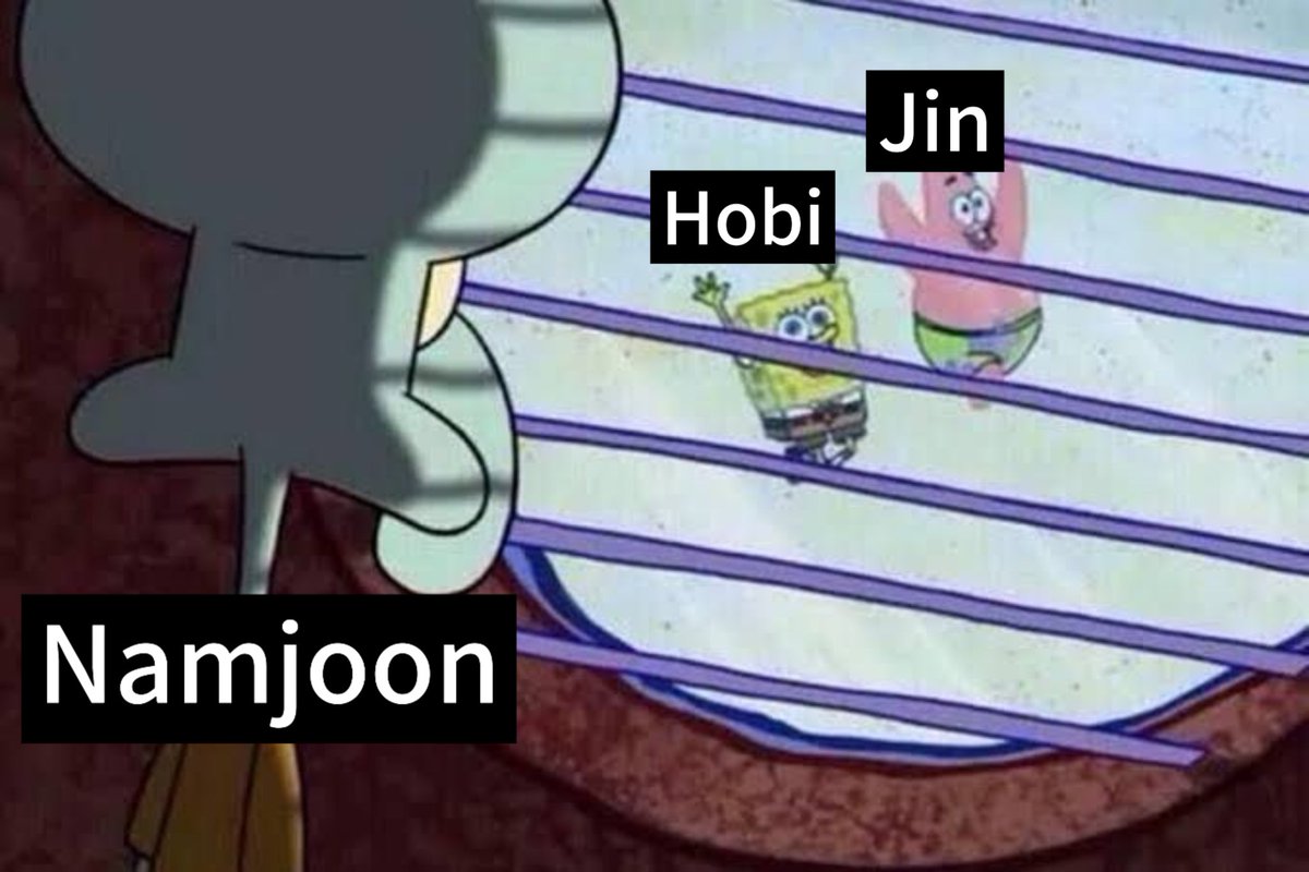 yoongishiibalme's tweet image. Joon watching hobi and Jin getting outta military before him