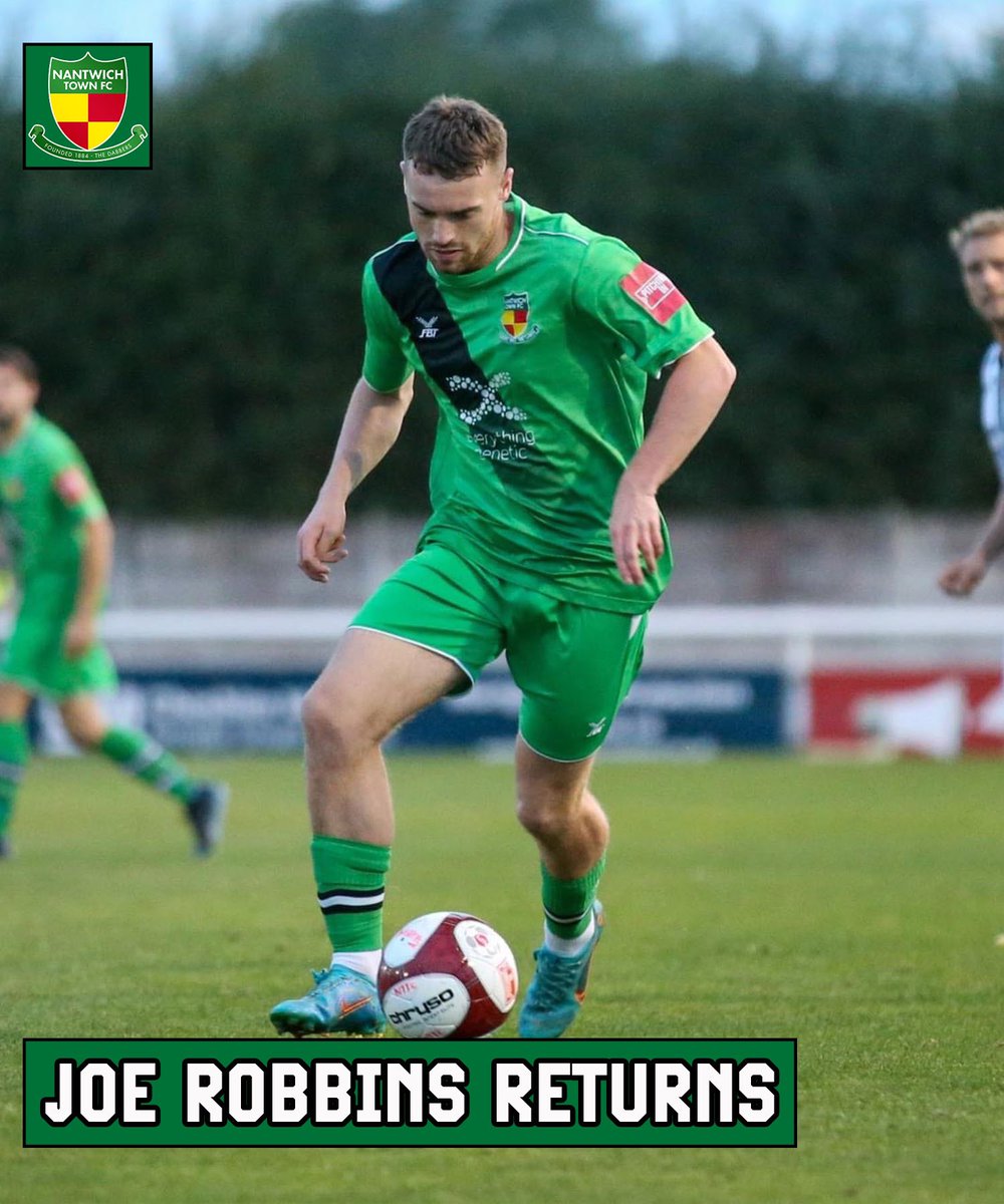 ✍️| The Dabbers are pleased to announce the return of midfielder Joe Robbins to the Swansway Stadium!

Welcome back to the Dabbers, Joe! 👊

More here 👉 tinyurl.com/yck4ydv8

#UpTheDabbers💚