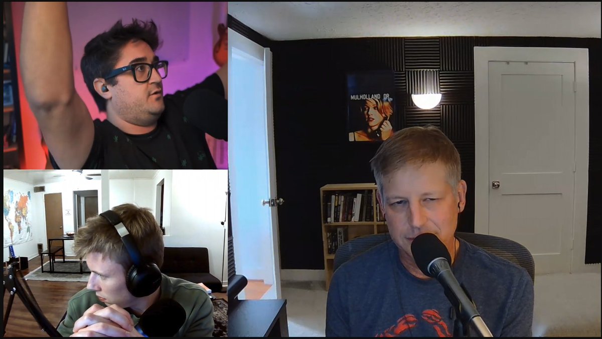Increments (@incrementspod) on Twitter photo Coming next week, a two hour war of attrition with <a href="/tamler/">Tamler Sommers</a> where we argue about the problem of induction, justification, prediction, and belief.
Tamler looking suspicious, Vaden ranting, and Ben looking away in horror sums things up pretty well Coming next week, a two hour war of attrition with <a href="/tamler/">Tamler Sommers</a> where we argue about the problem of induction, justification, prediction, and belief.
Tamler looking suspicious, Vaden ranting, and Ben looking away in horror sums things up pretty well