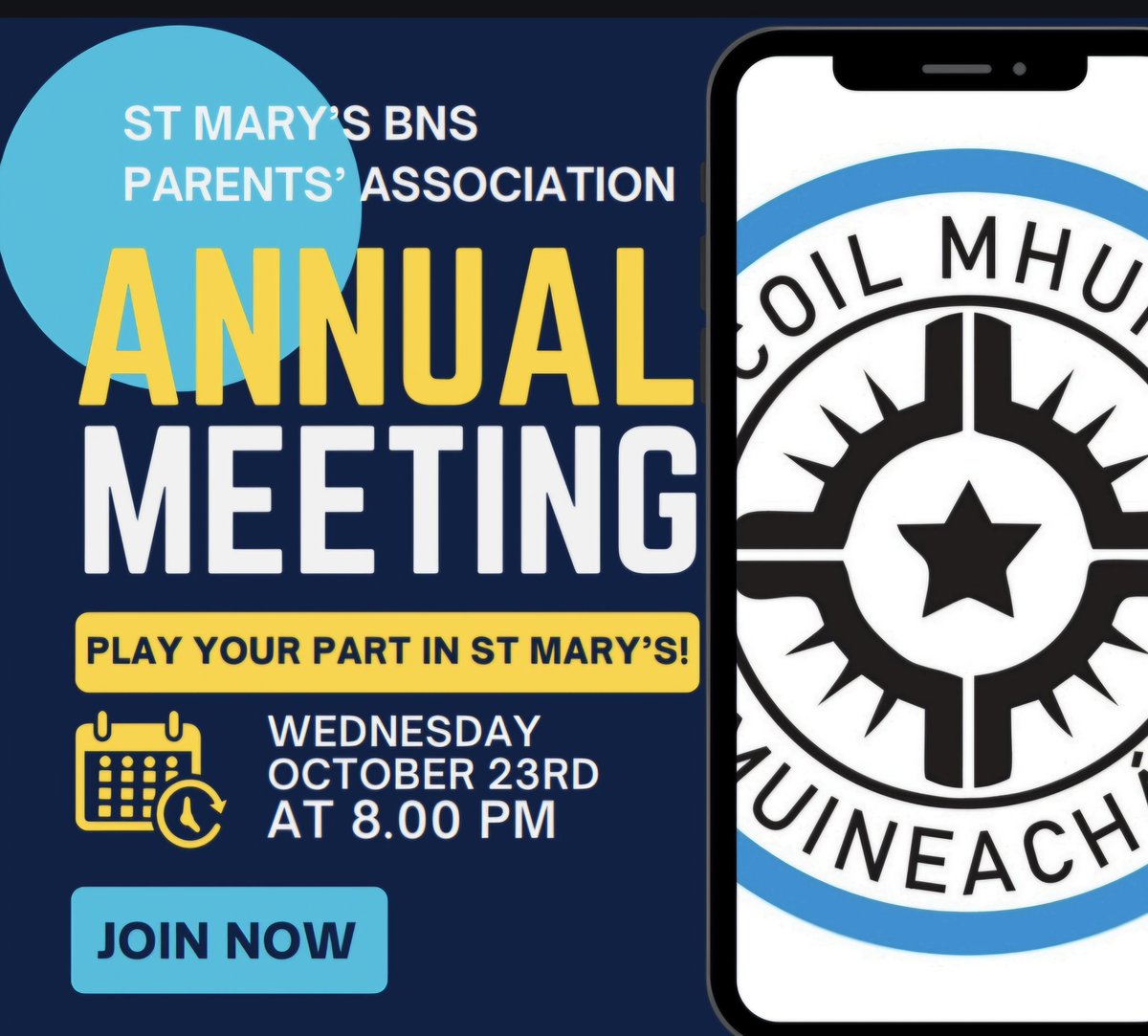 Next Wednesday night at 8.00pm