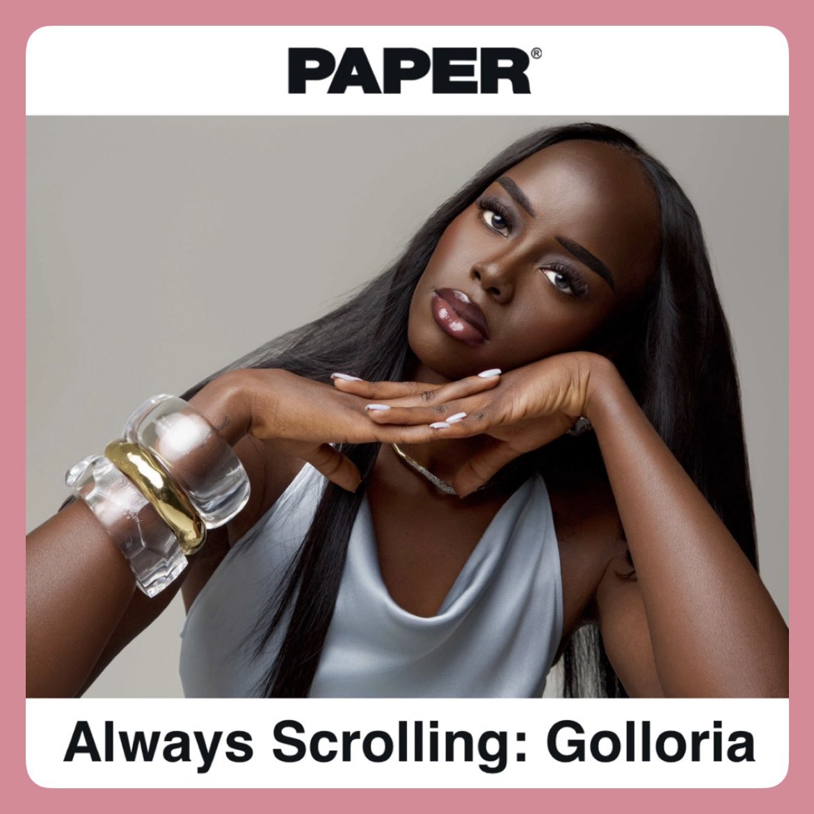 Golloria George chats with Paper Magazine! 💖
papermag.com/tiktok-gollori…