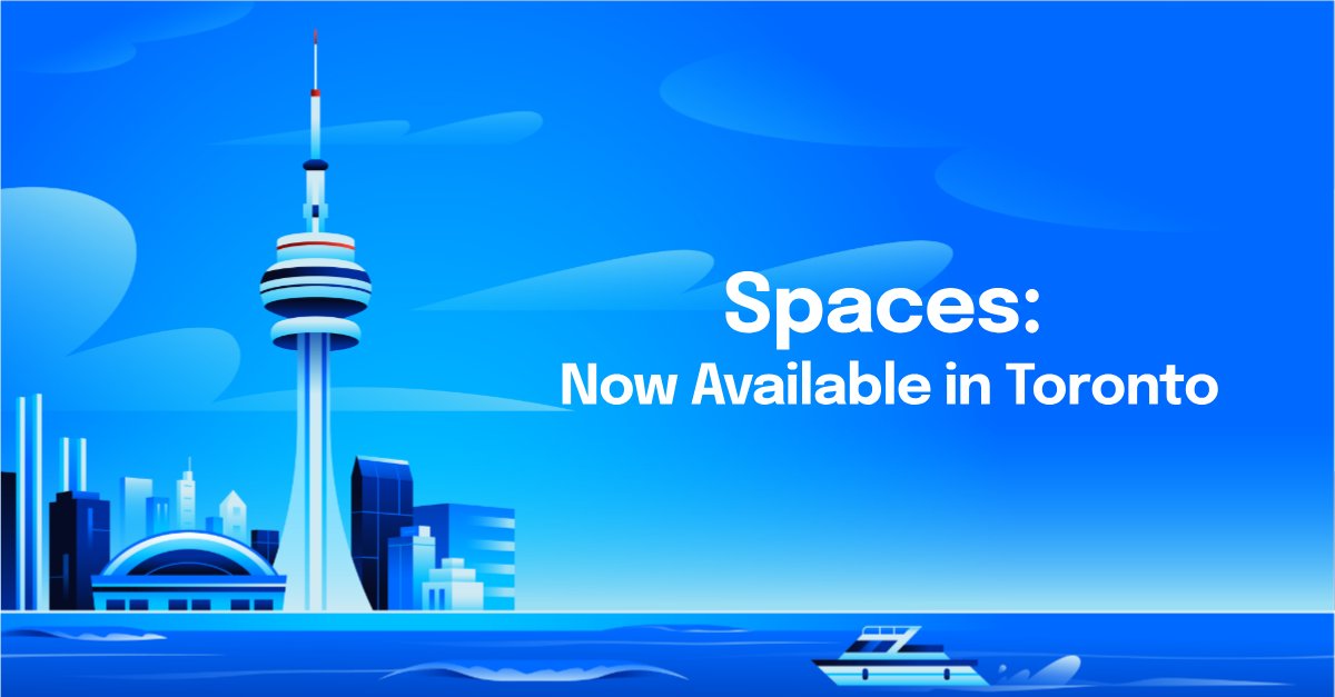 Oh, Canada! #DigitalOceanSpaces has landed in Toronto! 🍁

Store your data close to home, get lower latency, + new off-site backup options for NYC3! Starting at just $5/month.

Ready to make the move, eh? 🇨🇦➡️ digitalocean.com/blog/digitaloc…

#CloudStorage