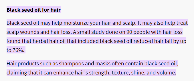 VanceE's tweet photo. Black Seed Oil for your hair, hair loss, skin, nails, brain, liver, kidneys, belly fat, inflammation, auto immune, eyes, and gut health.
(with research)

Black Seed Oil on Gut Related Diseases
https://t.co/mUKtT2itur

Black Seed Oil and Skin Disease
https://t.co/Z6UgEDs38R

Black Seed Oil and Autoimmune Disease
https://t.co/TbFfMLOtF6

Black Seed Oil and Brain Health
https://t.co/6MaB5onFc8

Black Seed Oil and Fungus
https://t.co/KvasYkxqar

Thymoquinone in Ocular Neurodegeneration
https://t.co/OlHpGWluJs

Black Seed Oil and Liver Injury
https://t.co/X8EsFDws15

Black Seed Oil and Kidney Injury
https://t.co/T3AHj6cHB5

Black Seed Oil and Obesity
https://t.co/C3PyEuHibg

Black Seed Oil Antioxidant and Anti-Inflammatory Properties
https://t.co/4URTdoLY9B