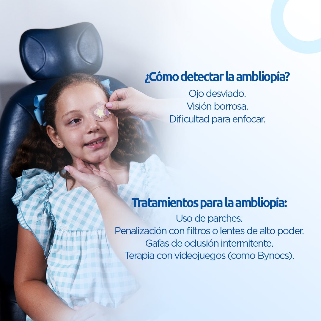 civeec's tweet photo. En #CIVE nos sumamos a la Campaña nacional de Detección de Ambliopía 2024 - Dr. Pedro Pablo Morales 👁️
La ambliopía, también conocida como ojo vago o perezoso, es una disminución de la visión en uno o ambos ojos debido a un desarrollo visual anormal en los primeros años de vida. https://t.co/rLRjW6XFb7
