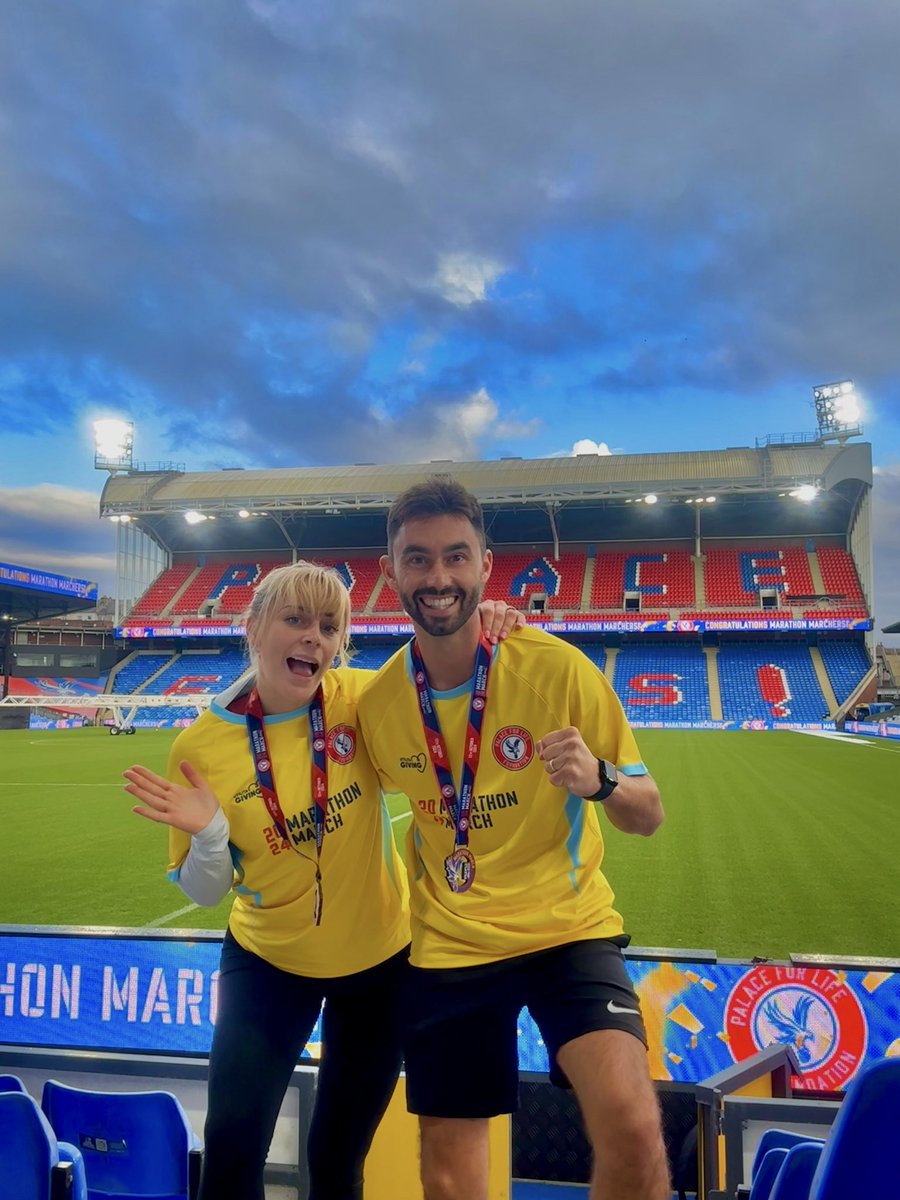 Matt__Thacker's tweet image. Well done to all who participated in the Marathon March on Saturday 👏 

We absolutely loved taking part for such a fantastic cause! 

Please donate if you can 🔗👇 
Thank you! @PalaceForLife ❤️💙

justgiving.com/campaign/marat…