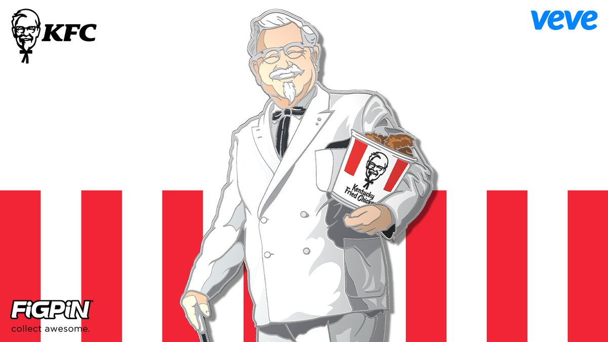 Share your love of Kentucky Fried Chicken with the ultimate pop culture mashup! Thanks to @KFC and <a href="/FiGPiNofficial/">FiGPiN</a> - celebrate your fandom with this one-of-a-kind collectible experience!

These limited edition collectible pins are a New York Comic-Con 2024 exclusive from VeVe or