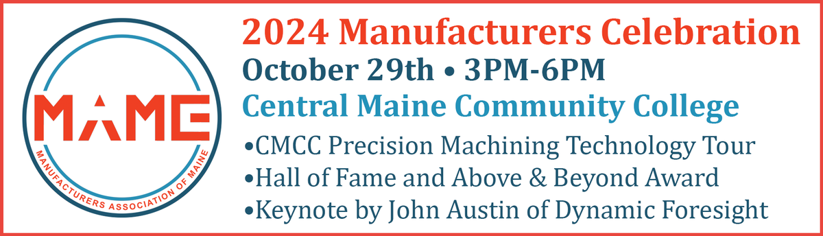 Our 2024 Manufacturers Celebration is just two weeks away! We will be in Kirk Hall at Central Maine Community College for a free event that includes tours of the Precision Machining Technology facilities. Register now at the link below!
mainemfg.com/2024-manufactu…