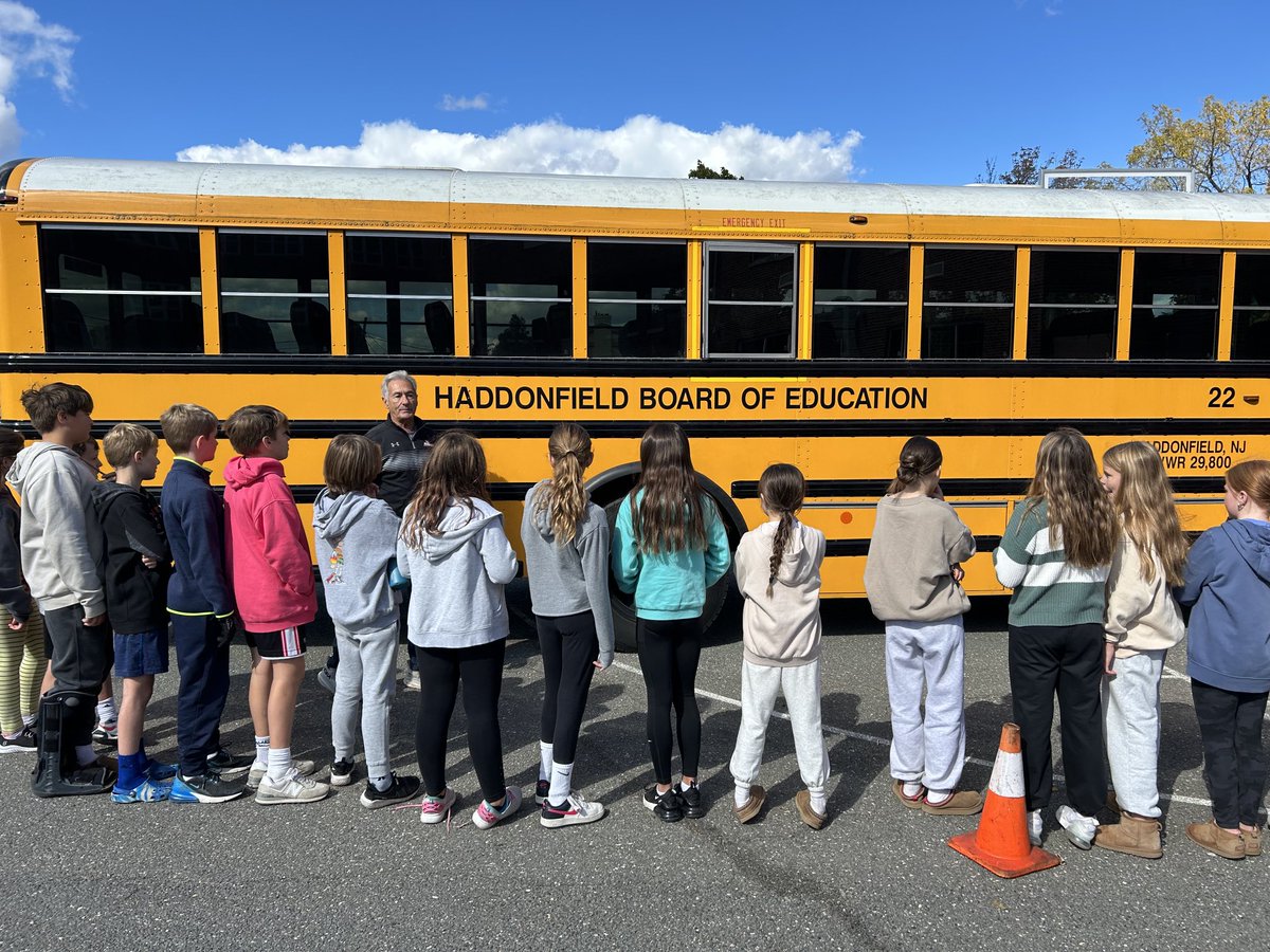 Bus drill <a href="/CentralES1/">Central ES</a>. ⁦<a href="/HaddonSchools/">Haddonfield Schools</a>⁩