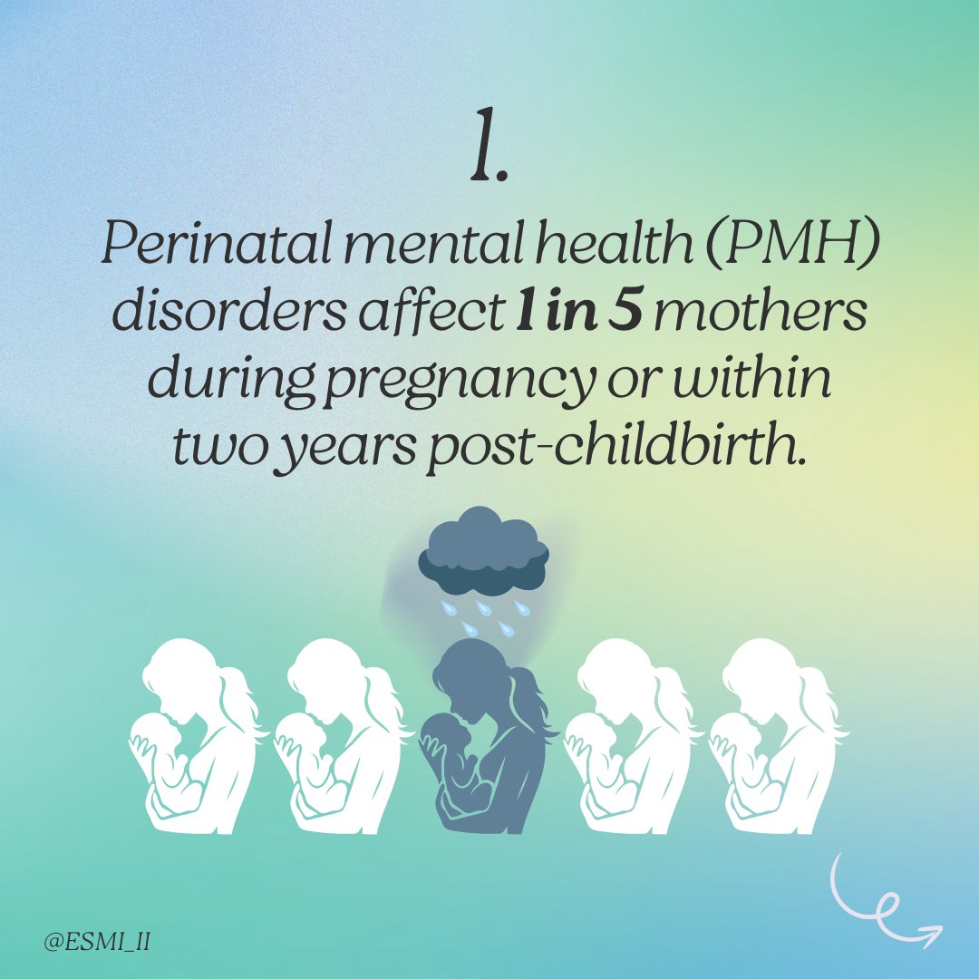 esmi_ii's tweet image. 🧠 Did You Know? Here are some key facts about perinatal mental health that everyone should know! 🧵👶❤️ #PerinatalMentalHealth #Perinatal
Sign up for our upcoming webinar at bit.ly/PMH_webinar
@exeterpsych
@HeatherWillis18
@abuisman