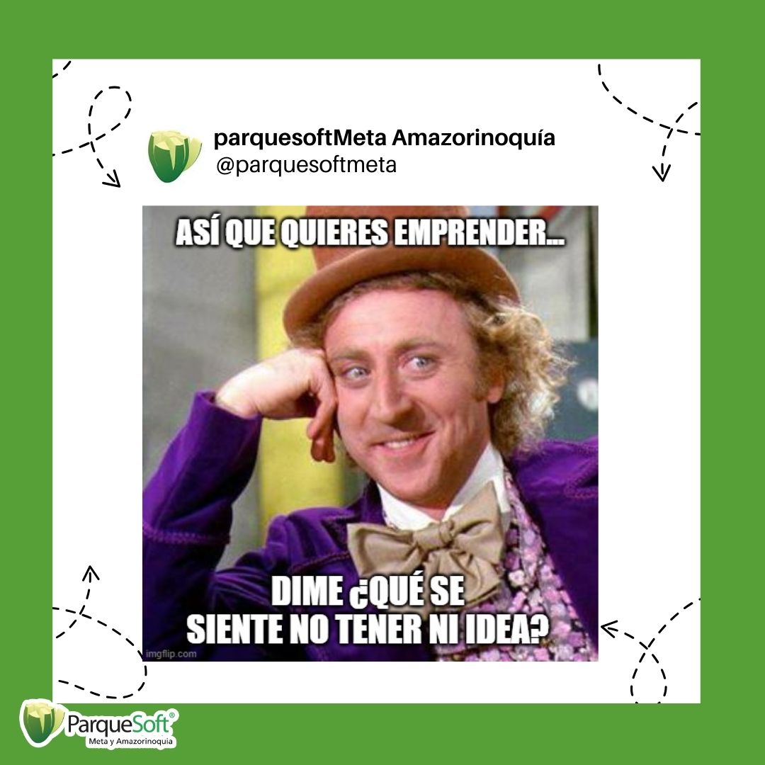ParquesoftMet's tweet image. No te preocupes, en Parquesoft estamos aquí para ayudarte a encontrar el camino hacia tus metas. 🌟💪 #Emprendimiento #JuntosEsMejor #ParquesoftMetayAmazorinoquía