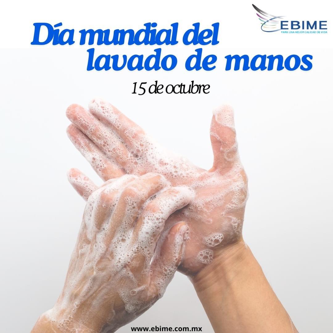 🌍✨ ¡Hoy celebramos el Día mundial del Lavado de Manos! ✋🧼

Recuerda que lavarte las manos con agua y jabón es una de las formas más efectivas de prevenir enfermedades. Este simple hábito puede marcar una gran diferencia en la salud de todos.