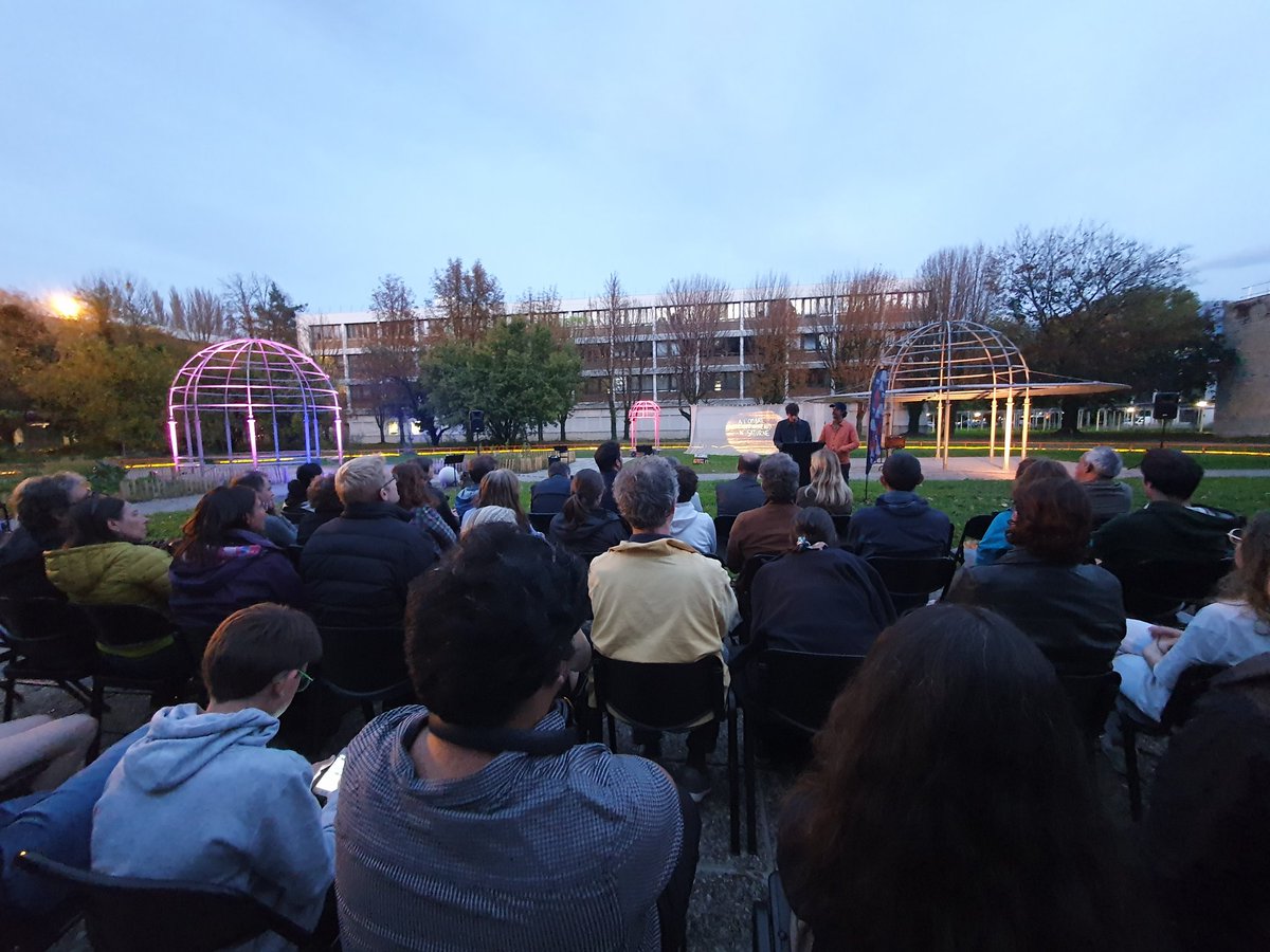 Observatoire des Sciences de l'Univers de Grenoble (@osug_fr) on Twitter photo #ArtEtScience #Inauguration | C’est avec grand plaisir que nous inaugurons ce soir le nouveau #sentierplanétaire de <a href="/UGrenobleAlpes/">Université Grenoble Alpes</a> «À l'ombre des anneaux de Saturne», fruit d’un projet alliant science, art & éducation signé du duo d’artistes Nicolas Barreau & Jules Charbonnet🚀 #ArtEtScience #Inauguration | C’est avec grand plaisir que nous inaugurons ce soir le nouveau #sentierplanétaire de <a href="/UGrenobleAlpes/">Université Grenoble Alpes</a> «À l'ombre des anneaux de Saturne», fruit d’un projet alliant science, art & éducation signé du duo d’artistes Nicolas Barreau & Jules Charbonnet🚀