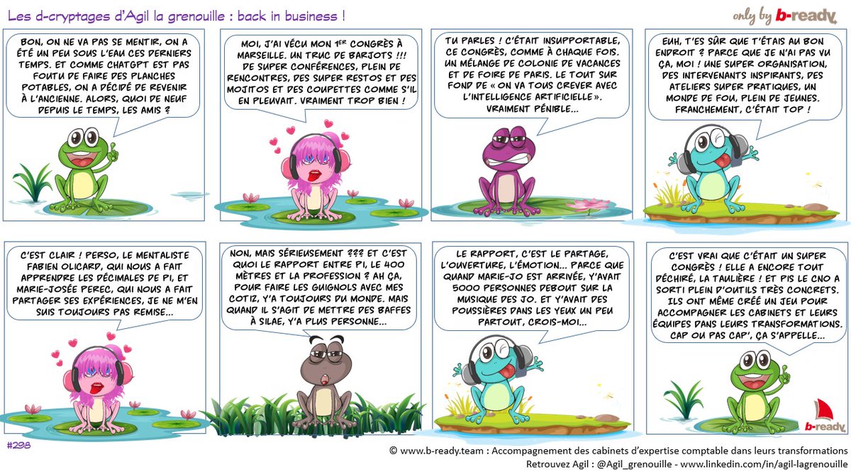 Ce superbe #congresOEC de #Marseille était tellement bien qu'il a même réussi à ressusciter la grenouille...