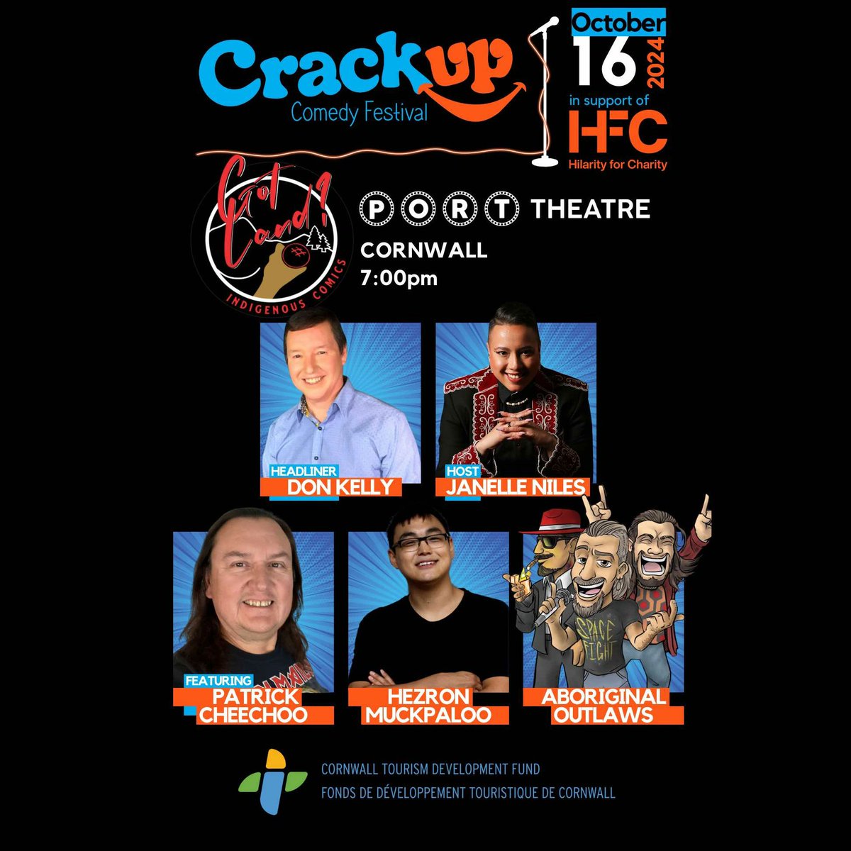 We're on our way to Cornwall- Akwesasne Mohawk Territory 

October 16th - 7:00PM - Port Theatre 

Tickets available at the door!

#Cornwall #Ontario #crackupcomedyfestival #gotland