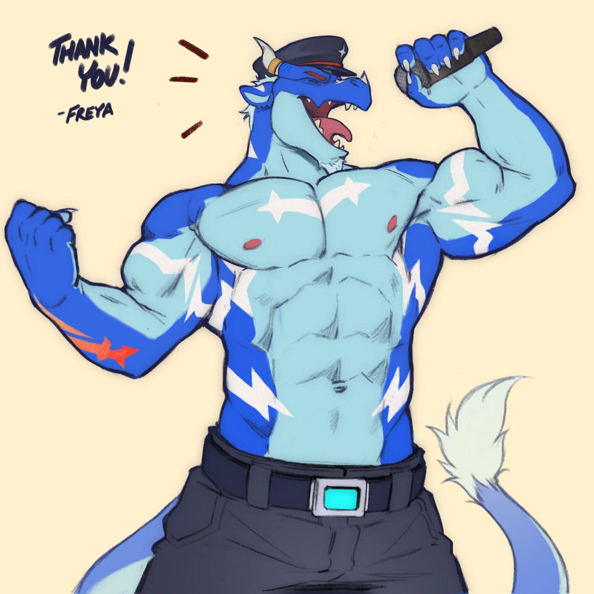 New “Thank You!” Sketch for @/StierFe!!! Thank you so much for the support!