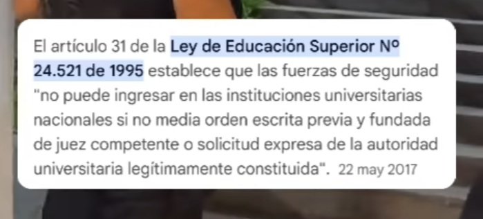 Que quede bien claro las Fuerzas de Seguridad no pueden ingresar a las instituciones universitarias. No habrá amenaza ni amedrentamiento que puede con el movimiento estudiantil, docente y no docente organizado! #EducaciónPública