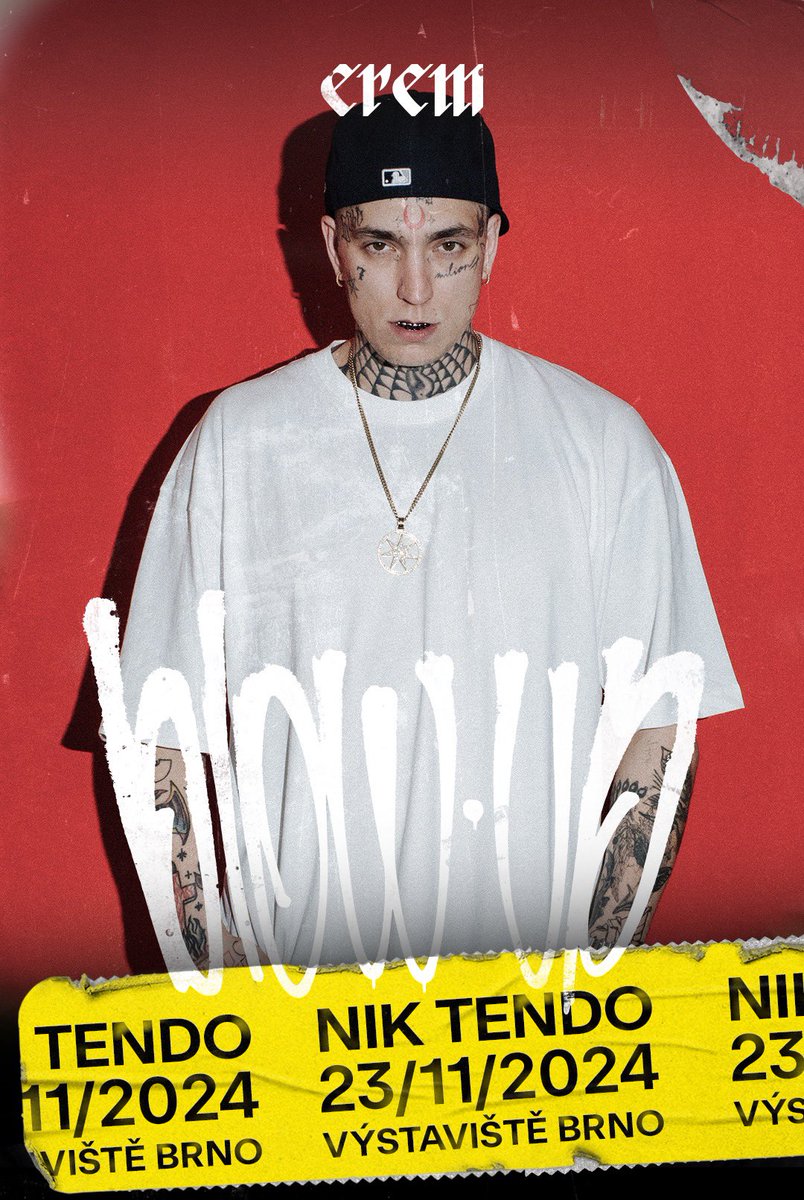 Za měsíc a něco se vidíme na dalším blowupu ⚠️ Jako headliner vystoupí Nik Tendo z <a href="/MilionPlusEnt/">Milion Plus</a> 🫱🏻‍🫲🏼 Vstupenky na blowup.cz 🎫