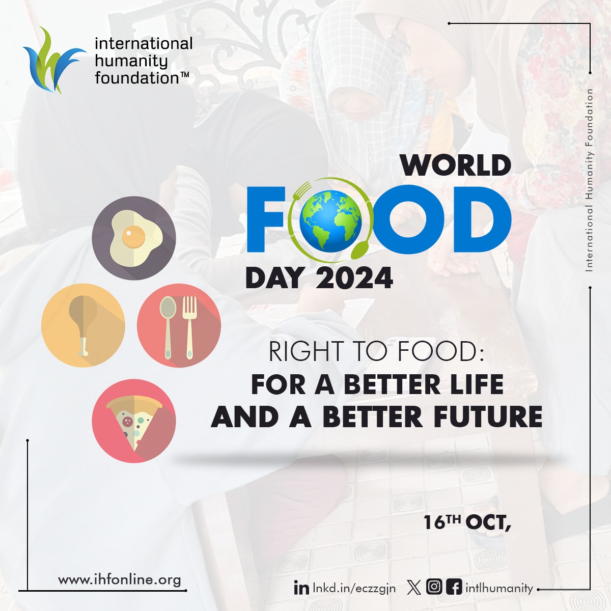 🌍🍽️On this #WorldFoodDay, unite to fight hunger and nourish hope! 🌱 At the International Humanity Foundation, we believe every child deserves access to healthy, nutritious food. Together, we can build a future where no one goes to bed hungry. Join us in making a lasting impact!