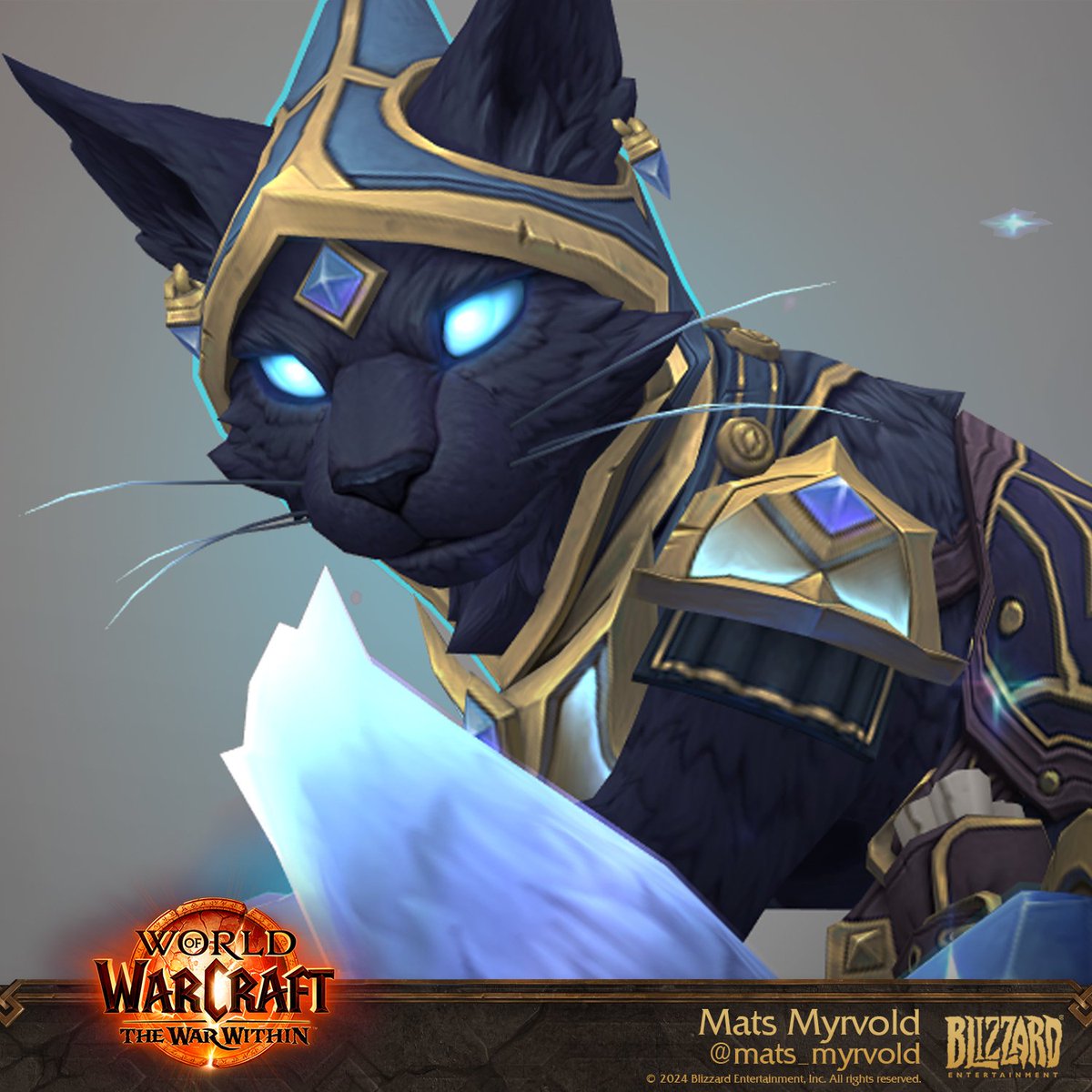 Purrrfect time to get back into the fight😼🗡️A Startouched Furline I made for this years 12 month subscription bundle! Now live🟢

World of Warcraft: The War Within
2024 Blizzard Entertainment, Inc. All rights reserved. #art #worldofwarcraft #blizzard #gameart #digitialart