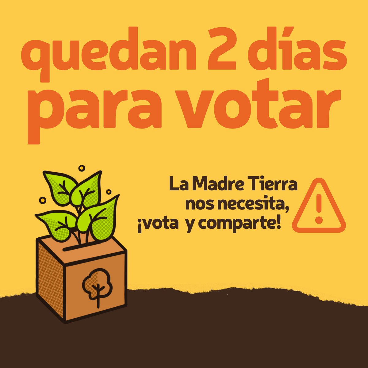 Aún estás a tiempo de participar de la Consulta Popular Nacional por la Vida 🌱🗳

¡Has escuchar tu voz y ayuda a la Madre Naturaleza! 
¡No te quedes atrás!

encuesta.com/survey/7mX3jt1…

🦜🦥🐢🦈🐍🐗🐄🐊🐆