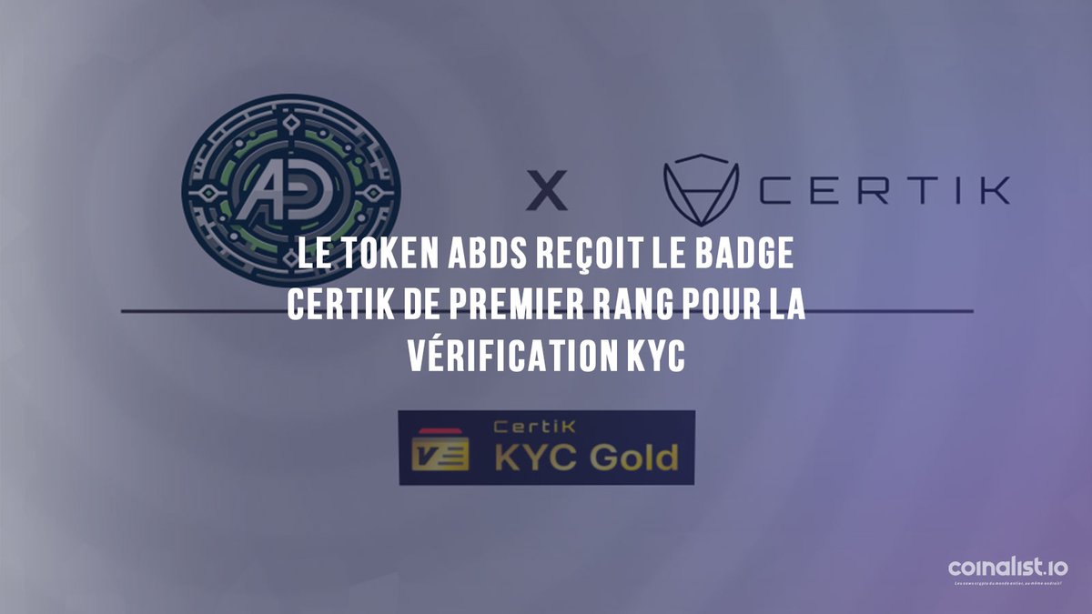 coinalist's tweet photo. ABD Systems, forte de plus de 13 ans d’expérience

🔗 Pour en savoir plus, lisez notre article complet 👇

https://t.co/yQTlnnD49A https://t.co/yQTlnnD49A https://t.co/kihMrB8GsS