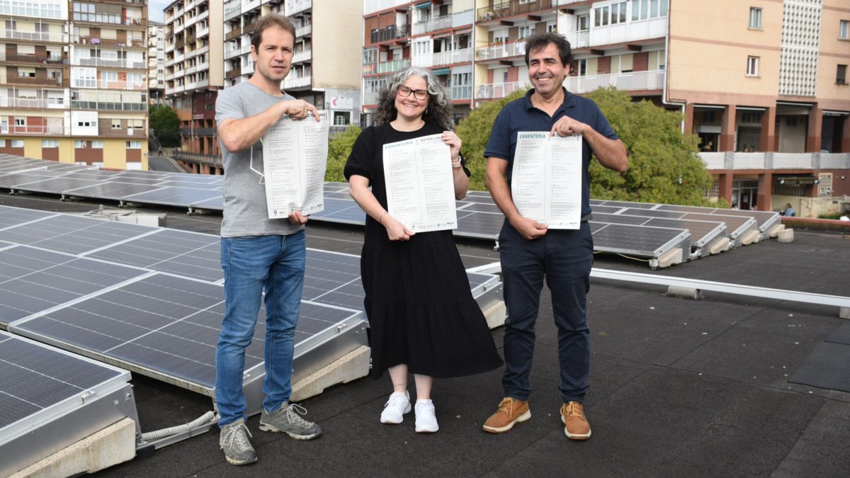 Urriak 23, 18:30-20:00. Reina aretoan.

Hitzaldia: ‘Energia komunitateak eta autokontsumo kolektiboa. #Ekiherri kooperatibaren lehen instalazio fotovoltaikoa’ 

#Energia #Bertakoa #Berriztagarria #Orereta #Errenteria

#Asteklima ekimenen baitan: 

herribizia.errenteria.eus/2024/10/15/ume…