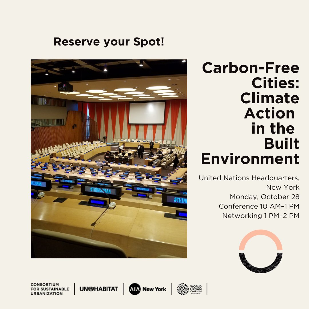 Consortium for Sustainable Urbanization tweet media