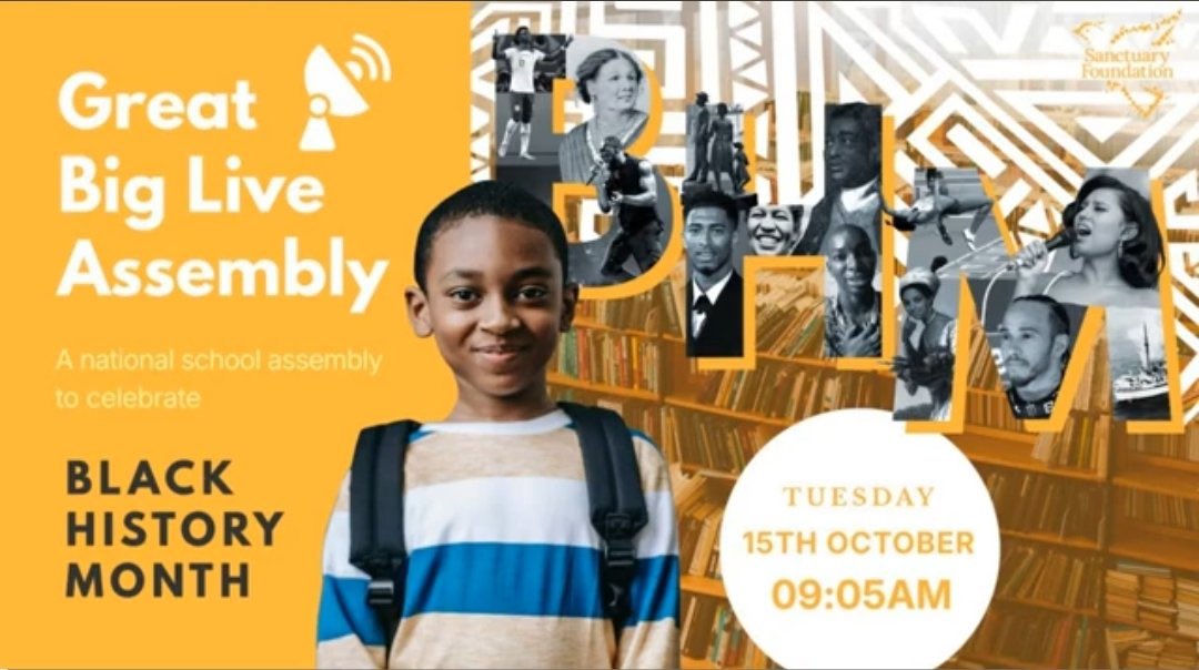 We are celebrating Black History Month.
We joined the 'Great Big Live Assembly' this morning, where schools all across the country came together to celebrate diversity and inclusion.
#BlackHistoryMonth2024