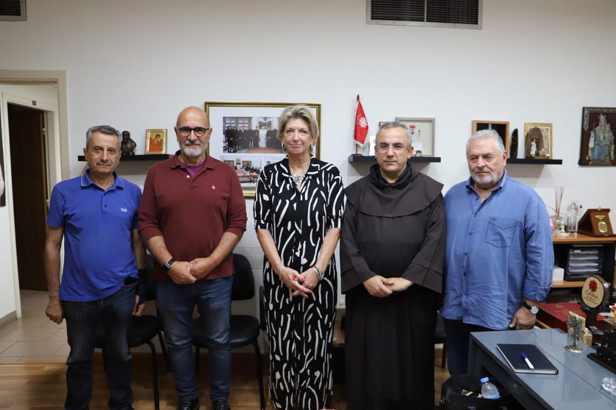 Caritas Lebanon (@caritaslb) on Twitter photo Ms. Tineke Ceelen, representing ten global charitable organizations, visited <a href="/Caritaslebanon/">Caritas Lebanon</a> to offer support during the ongoing crisis. In her meeting with President Fr. Abboud, they discussed challenges and she praised Caritas's efforts to assist displaced famies in need. Ms. Tineke Ceelen, representing ten global charitable organizations, visited <a href="/Caritaslebanon/">Caritas Lebanon</a> to offer support during the ongoing crisis. In her meeting with President Fr. Abboud, they discussed challenges and she praised Caritas's efforts to assist displaced famies in need.