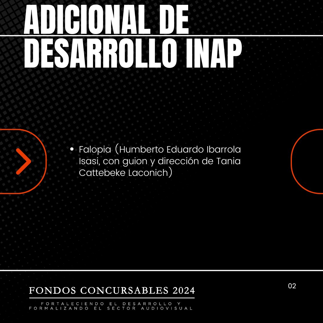 Inap_py's tweet photo. 🎬 Damos a conocer los proyectos adjudicados en la Convocatoria 2024 de los #FondosConcursables del INAP. ¡Felicitaciones a los seleccionados! #INAP #Audiovisual #Paraguay https://t.co/mO0INb2G7R