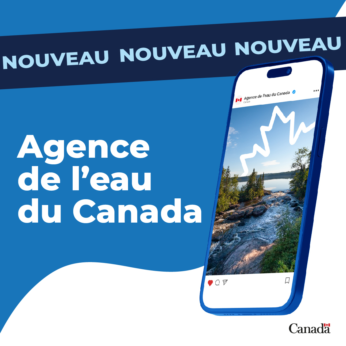 📣 Ce compte a été renommé pour devenir le compte de l’#AgenceDeLEauDuCanada. Continuez de nous suivre pour obtenir de l’information sur les #GrandsLacs et d’autres plans d’#EauDouce au #Canada. 🌊