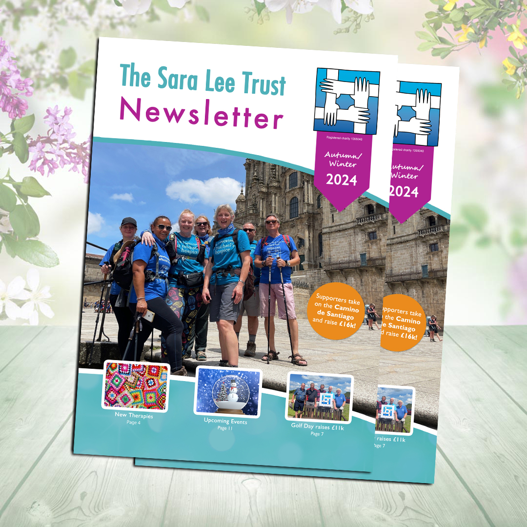 ✉️ Our latest newsletter will be hitting doormats this week!

To sign up and receive your free copy, simply complete the online form at saraleetrust.org/subscribe