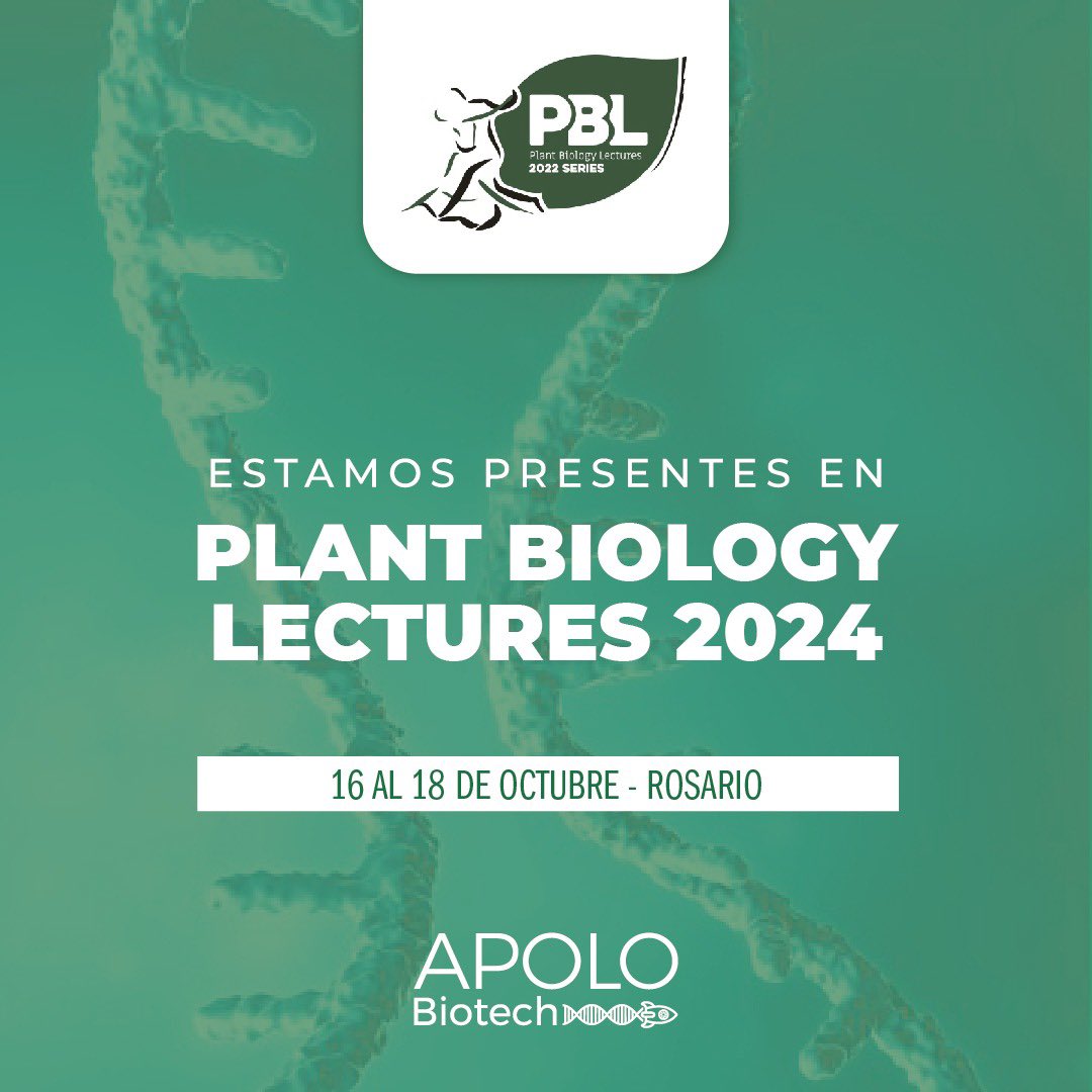 apolo_biotech's tweet photo. 🌱¡Nos vemos en Plant Biology Lectures Series! 🌱

🧬Este evento ofrece un espacio de conferencias sobre biología vegetal, y la posibilidad de interactuar con investigadores de renombre mundial y líderes de grupos regionales. https://t.co/SyPQOQCFlt