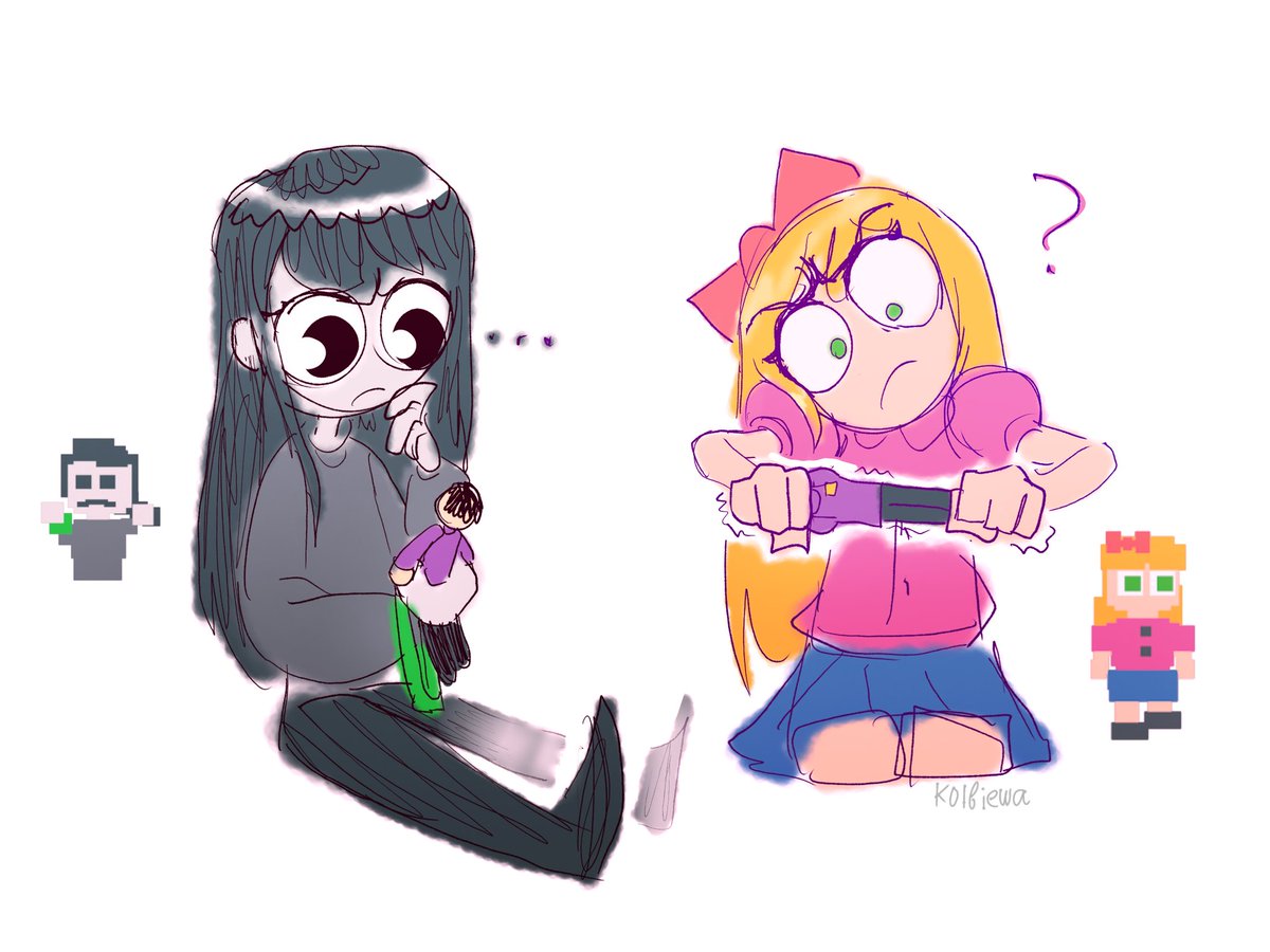 It always seemed to me that Elizabeth and Charlie were opposed to each other in the FNAF lore
two who got their fate because their fathers didn't keep track of them 
and that's all their similarities.
#FNAF  #fnaffanart #elizabethafton #charlieemily