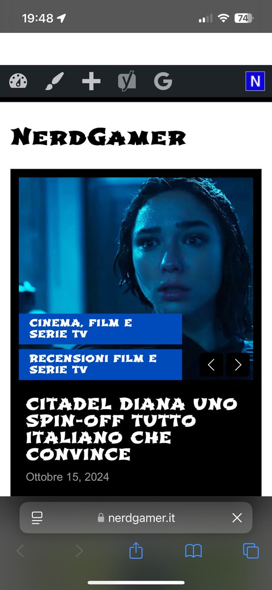 FCafici's tweet image. Il sito è pronto, sinceramente credevo che l’avrei dovuto ultimare per Novembre e invece…
Online settimana prossima, spoiler del nuovo articolo. #NerdGamer @NerdGamerit