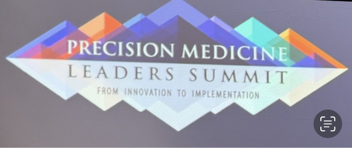 Happening now!  
Precision Medicine Leader Summit.  
Turna Ray, GenomeWeb introducing.  
Very honored to be here and help move this crucial field forward  🔥🎯🫵