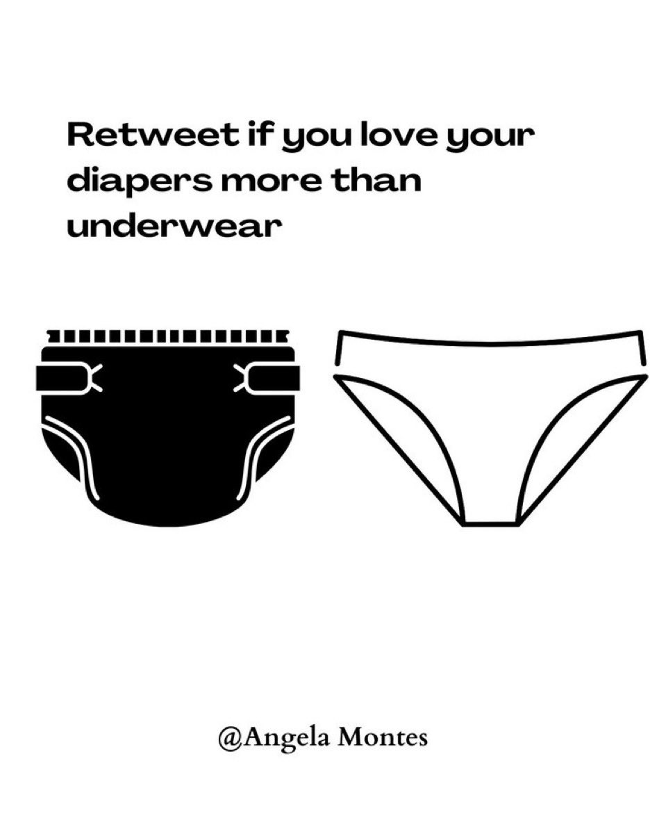 Jessy (@jessy10345019) on Twitter photo Do you live your Diaper more than underwear baby 👶❤️🙏? Do you live your Diaper more than underwear baby 👶❤️🙏?