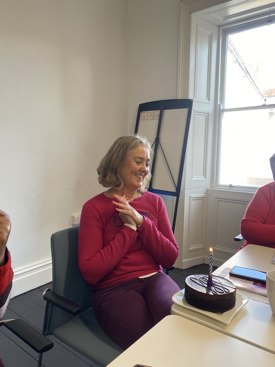 A special birthday celebration at our ministry meeting for Helen our Ministry Manager. 

A great excuse to have cake &amp; fun while doing our very important work in community outreach at <a href="/NanoNaglePlace/">Nano Nagle Place</a>