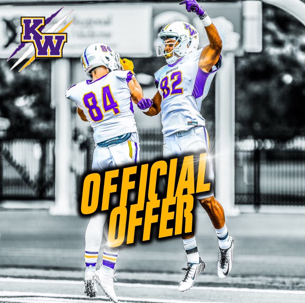 #AGTG Blessed to have received an offer from <a href="/QBcoachsnyder/">QBcoachsnyder</a>!!!! @kwufootbal <a href="/bo_maines/">Coach Maines</a> <a href="/RecruitAzle/">Azle HS Football</a> <a href="/Vines0617/">Jason Vines</a> <a href="/Devo26Dorris/">Devon Dorris</a> <a href="/CoachSelf24/">Kolten Self</a>