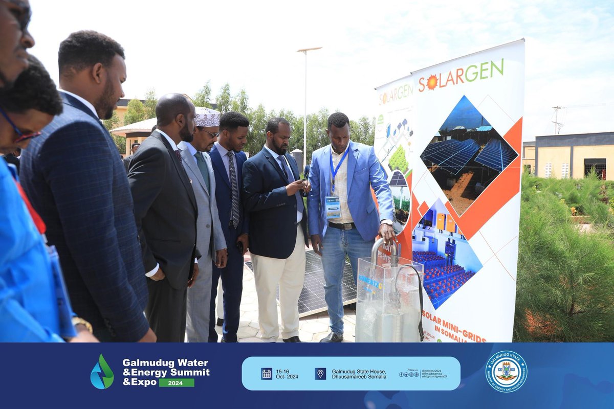 Ibrahim Abdulkadir Mohamed (@ibramoalimu) on Twitter photo After months of preparation, the Galmudug Water and Energy Summit opened today. I was pleased to deliver a keynote highlighting the various projects improving the energy and water sector in Galmudug. I thank the <a href="/MoEWRGalmudug/">Ministry of Energy and Water Resources Galmudug</a> team and the participants for their outstanding work. After months of preparation, the Galmudug Water and Energy Summit opened today. I was pleased to deliver a keynote highlighting the various projects improving the energy and water sector in Galmudug. I thank the <a href="/MoEWRGalmudug/">Ministry of Energy and Water Resources Galmudug</a> team and the participants for their outstanding work.