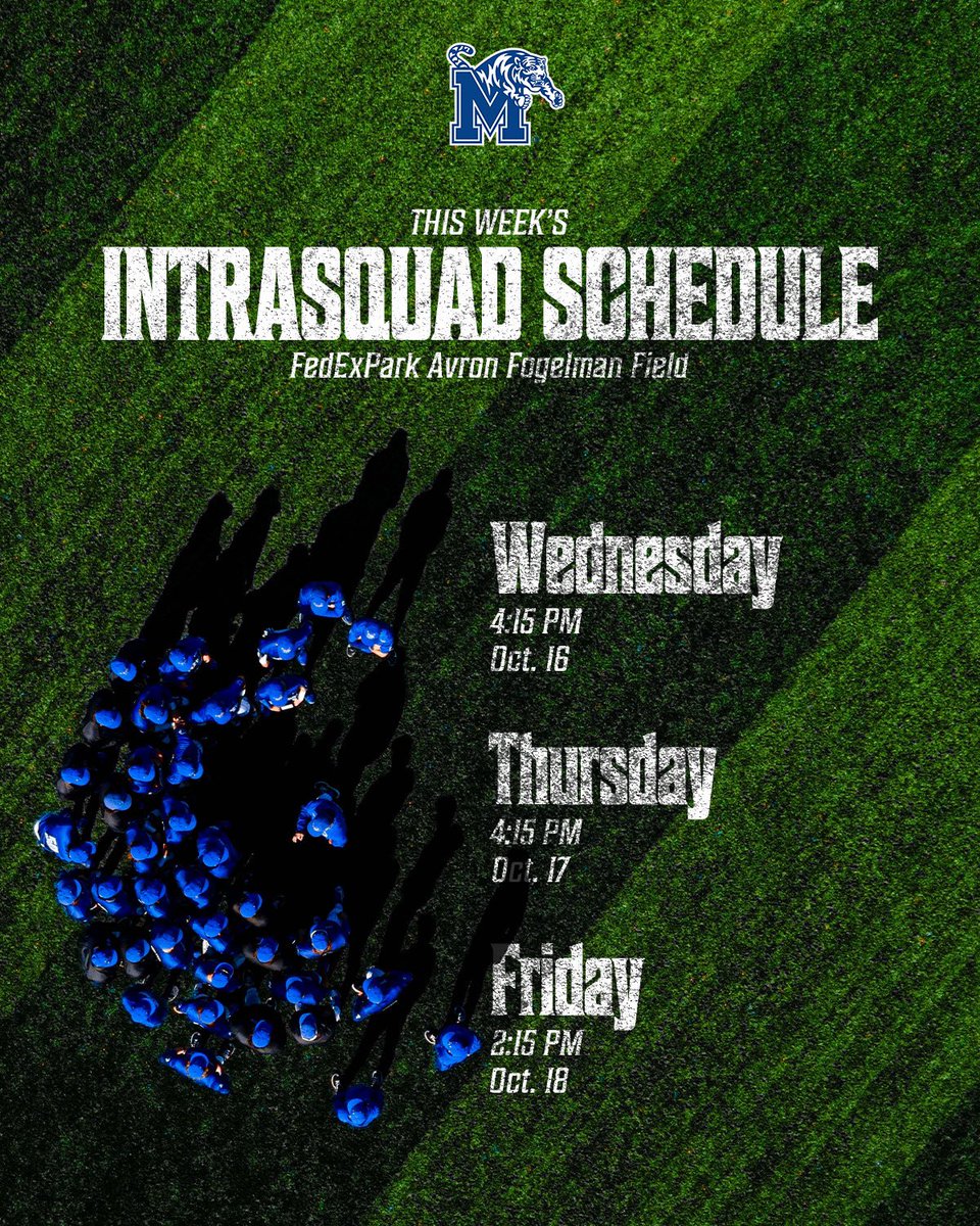 This week’s slate ⚾️

#GoTigersGo | #MemphisRising