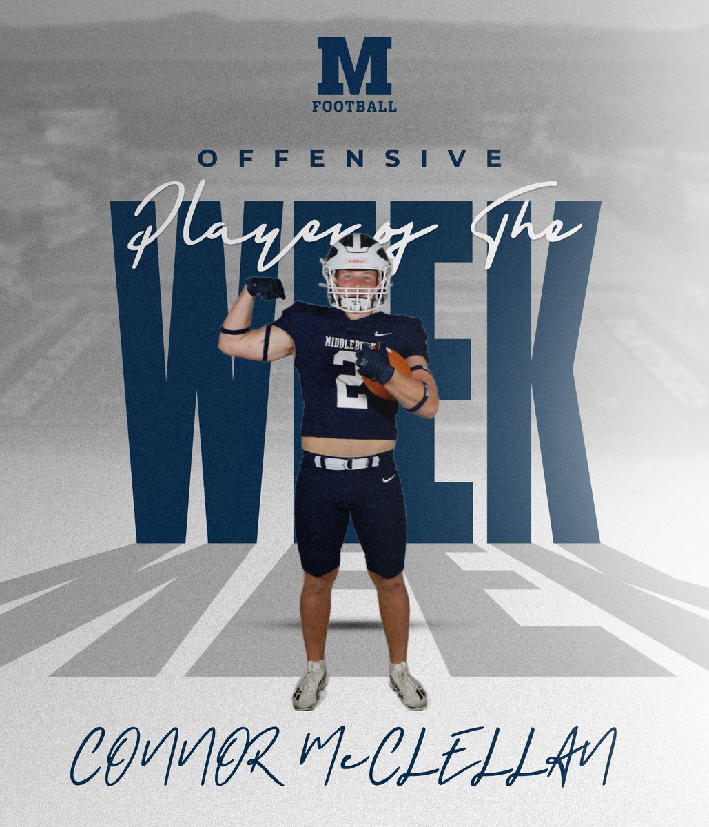Congratulations to Connor McClellan on being named NESCAC Offensive Player of the Week.    

#1and0
