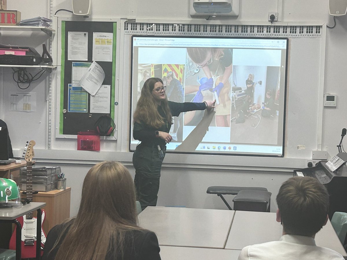 Miss B Sumpter (@misssumptersci) on Twitter photo One of our fantastic ex-students came in today to talk to Year 10 about her journey to becoming a paramedic - it was a fascinating session and our students asked some brilliant questions! <a href="/LuttHigh/">Lutterworth High</a> One of our fantastic ex-students came in today to talk to Year 10 about her journey to becoming a paramedic - it was a fascinating session and our students asked some brilliant questions! <a href="/LuttHigh/">Lutterworth High</a>