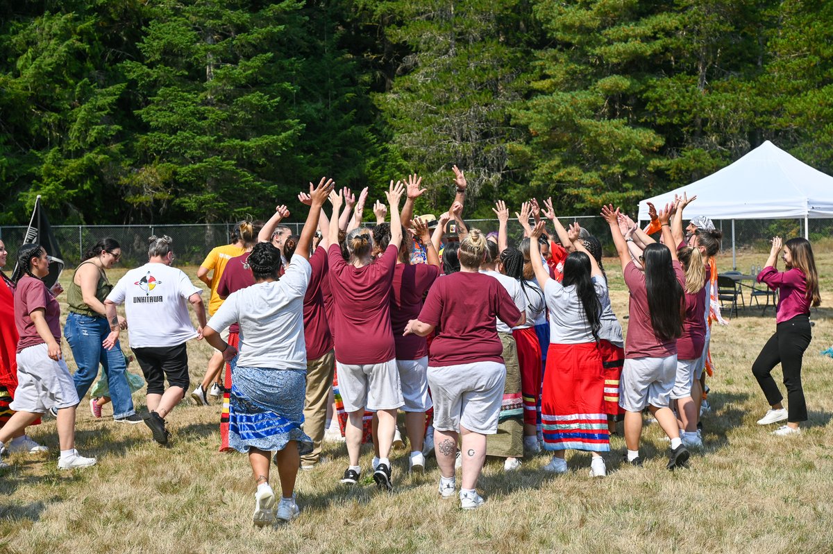 Pow wows in prison play a vital role in strengthening community bonds and ensuring the transmission of traditions. Women incarcerated at Mission Creek Corrections Center recently participated in a pow wow with their families and loved ones to help heal, educate, and rehabilitate.