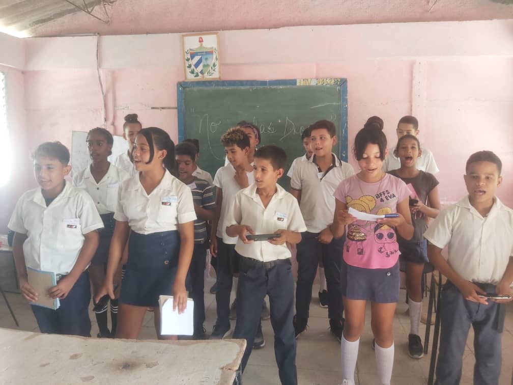 ClaresElizabeth's tweet photo. En #Contramestre #dpeSantiagodeCuba se realiza actividades educativas para la prevención del consumo de drogas, #LeticiaCalvo #MaricelHechavarria @Raúlsimonsoto #Andrésmedina #Raúlsimonsoto #Cubamined https://t.co/SUeyJH4Xa8