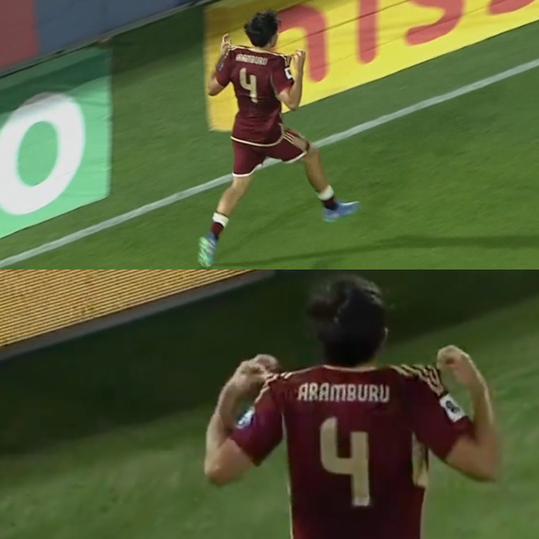 Qué lateral tiene La Vinotinto, señoras y señores. EL BÚFALO ARAMBURU.
