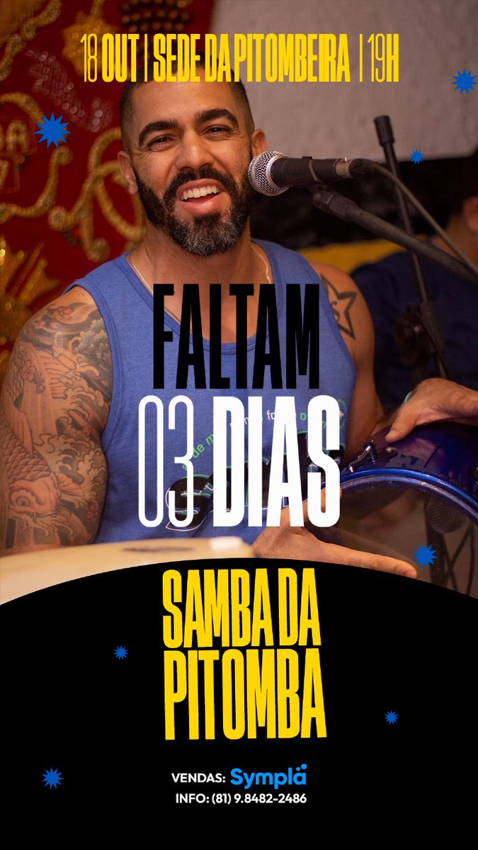 sambadapitomba's tweet image. Cuida meu povo , o samba cura !!!
#aquiedapitomba
#energiainigualavel