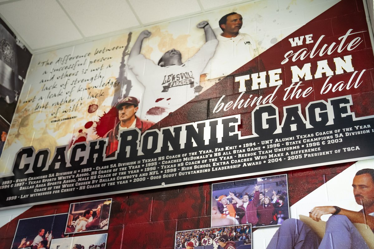 Lewisville ISD (@lewisvilleisd) on Twitter photo .<a href="/LewisvilleHS/">Lewisville High School</a> recently honored Ronnie Gage, longtime LHS football coach and former LISD athletic director, with the official naming of the Ronnie Gage Fieldhouse -- watch to see what this honor means to him and his family.
🎥 youtu.be/L1X0Kq2gAnk
#everyONE #OneLISD .<a href="/LewisvilleHS/">Lewisville High School</a> recently honored Ronnie Gage, longtime LHS football coach and former LISD athletic director, with the official naming of the Ronnie Gage Fieldhouse -- watch to see what this honor means to him and his family.
🎥 youtu.be/L1X0Kq2gAnk
#everyONE #OneLISD